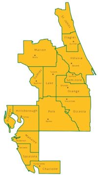 APC Roofing in Clermont, FL - Map