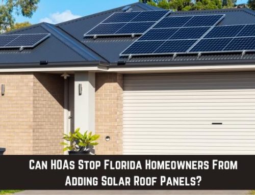 Can HOAs Stop Florida Homeowners From Adding Solar Roof Panels?