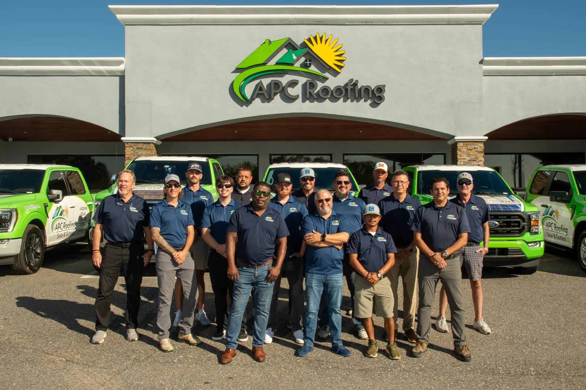 APC Roofing Team 2025 Staff Photo