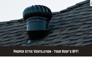 Attic vent pipe installed on shingled roof for proper ventilation.
