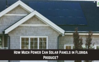 Solar panels installed on residential roof in Florida for energy efficiency.