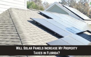 Solar panels installed on a residential roof for energy efficiency and storm protection.
