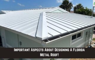 Metal roof, residential, Florida, roofing, storm damage repair, roof installation, APC Roofing.