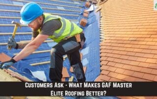 Roofing contractor installing underlayment on a sloped roof.