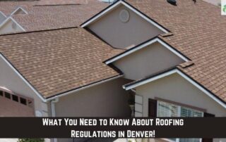 New asphalt shingle roof installation on residential homes in Denver.