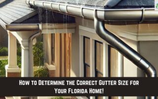 Gutter installation by APC Roofing, Florida storm damage repair specialists.