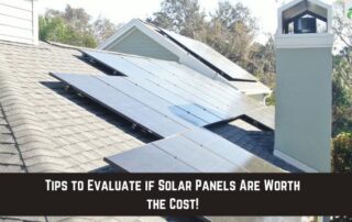 Solar panels installed on a residential roof for energy efficiency and cost savings.