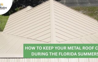 Metal roof installation by APC Roofing, Florida storm damage repair.