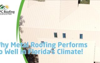 Residential metal roof installation by APC Roofing in Florida.