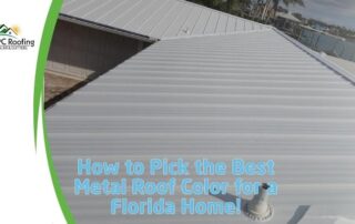 Metal roof installation by APC Roofing team in Florida.