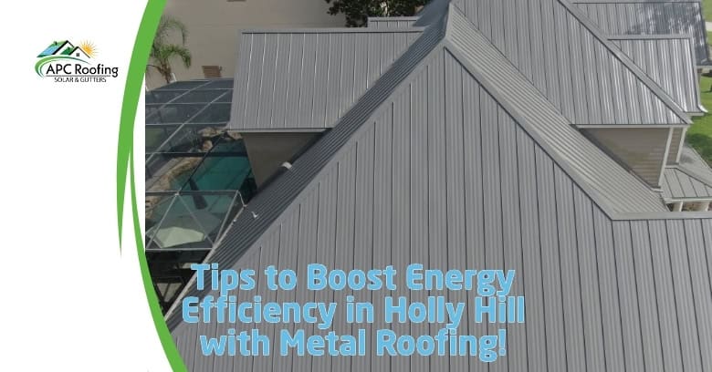 Metal roofing installation on residential homes in Holly Hill, showcasing energy-efficient roofing solutions.